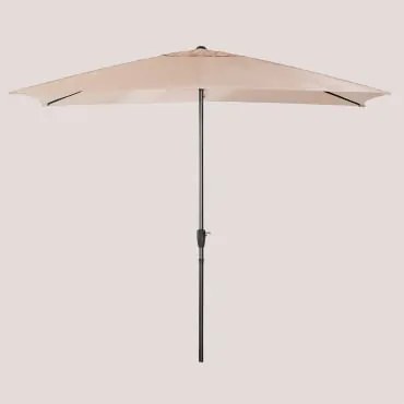 Ombrellone 200x300 Cm In Tessuto E Alluminio Itzal Rosa Incarnato Chiaro - Sklum