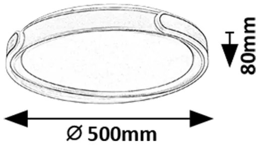 Rabalux 71292 - Plafoniera LED dimmerabile JINDRI LED/48W/230V 3000-6500K + TC