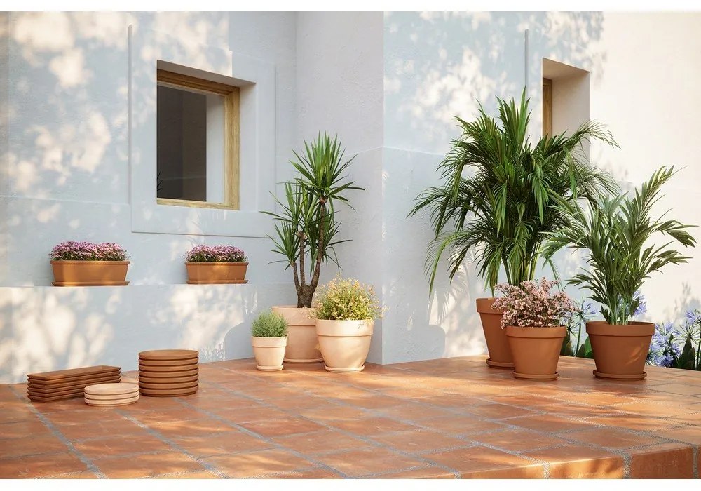 Sottovaso in terracotta ø 28 cm Antique – Artevasi