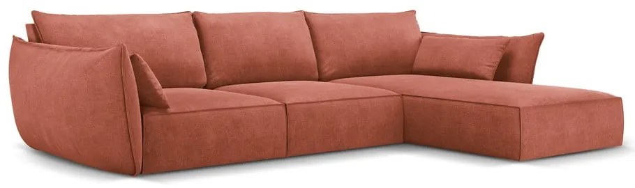 Divano angolare rosso (angolo destro) Vanda - Mazzini Sofas