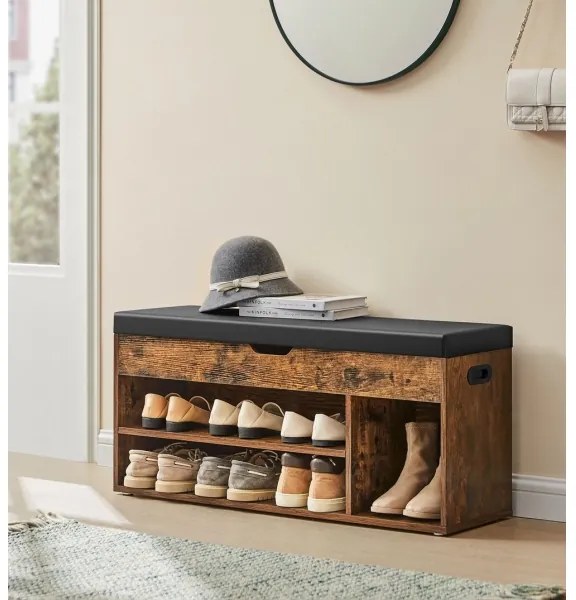 Scarpiera VOREN marrone/nera