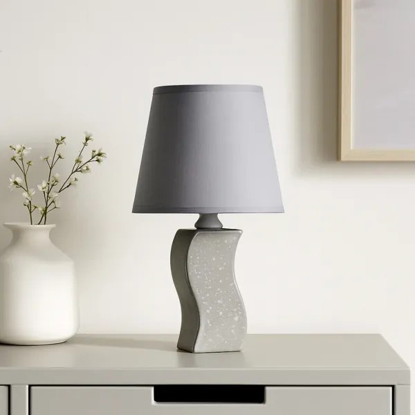 Rabalux 74073 - Lampada da tavolo DAYAMI 1xE14/40W/230V grigia