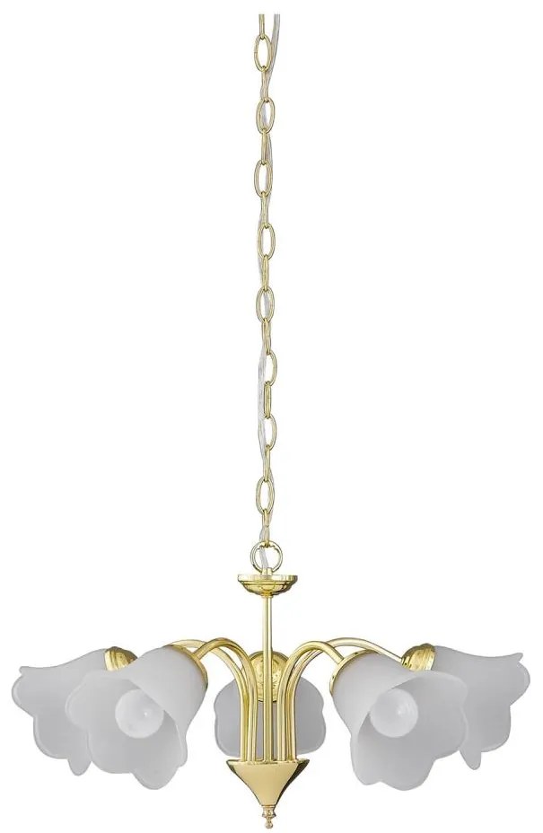 Rabalux 7235 - Lampadario a sospensione con catena RAFAELLA 5xE14/40W/230V