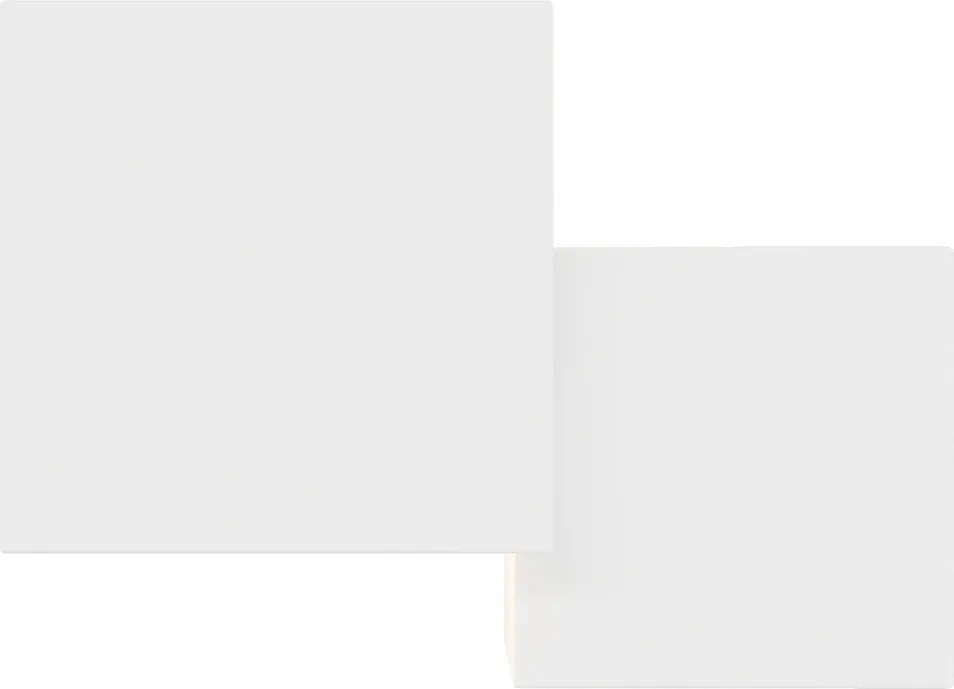 Applique da Parete 2xG9 PARALLEL 2 in Gesso Pitturabile