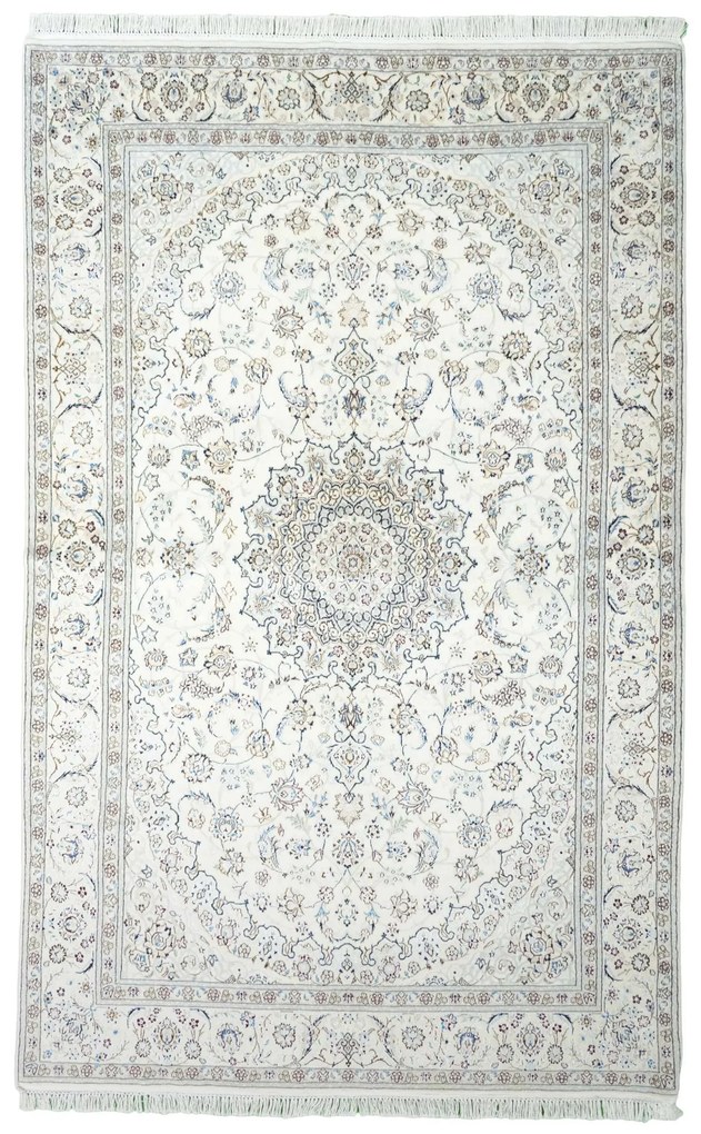 Nain Tappeto 240x150 Beige (Iran) Annodato A Mano