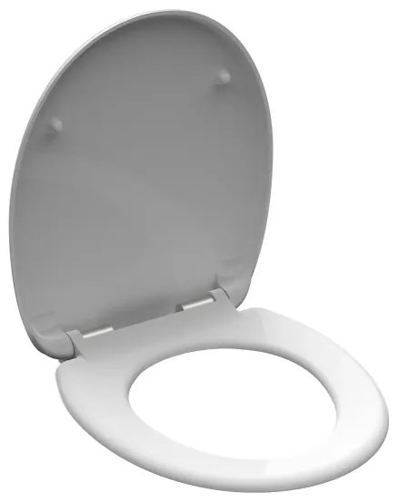 Schütte 82100-A - Sedile WC bianco a chiusura rallentata in Duroplast