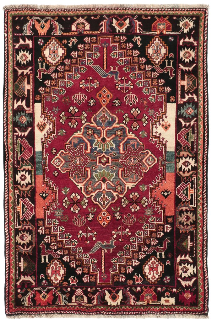 Gashghai Tappeto 180x120 (Iran) Annodato A Mano