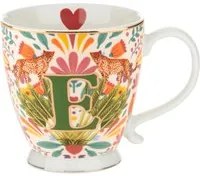 Tazza mug lettera E 450 ml Royal Garden