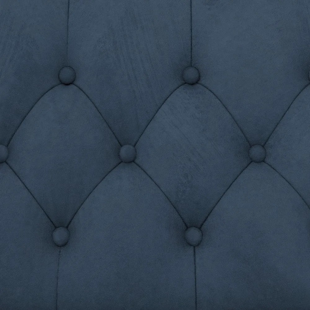 Divano in velluto blu scuro 236 cm Felix - Støraa