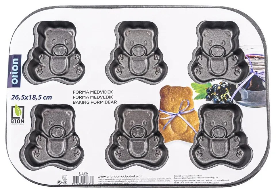 Stampo da forno in metallo 18,5x26,5 cm – Orion