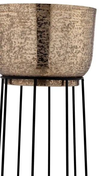 Eglo 428095 - SET 3x Vaso da fiori in metallo OKAYAMA nero/oro