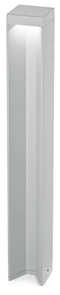 Piantana Moderna Kurt Metallo Grigio Led 12W 4000K Luce Naturale