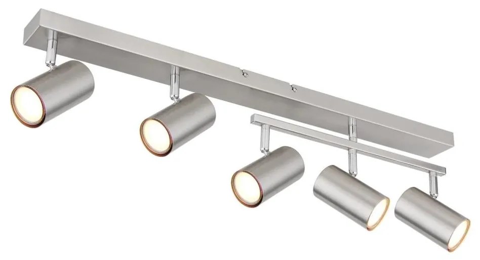 Globo 57911-5 - Faretto ROBBY 5xGU10/35W/230V cromo opaco