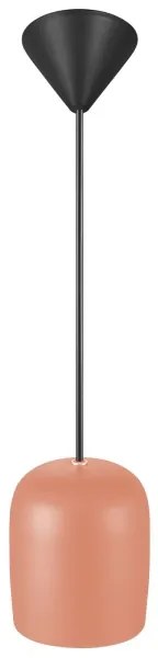 Nordlux - Lampadario a sospensione con filo NOTTI 1xE27/25W/230V arancione