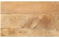 Piano per Tavolo 50x30x3,8 cm Rettangolare Legno Massello Mango 371498