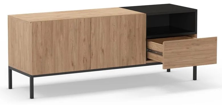 Mobile TV color legno naturale 140x55 cm Cailin - Marckeric