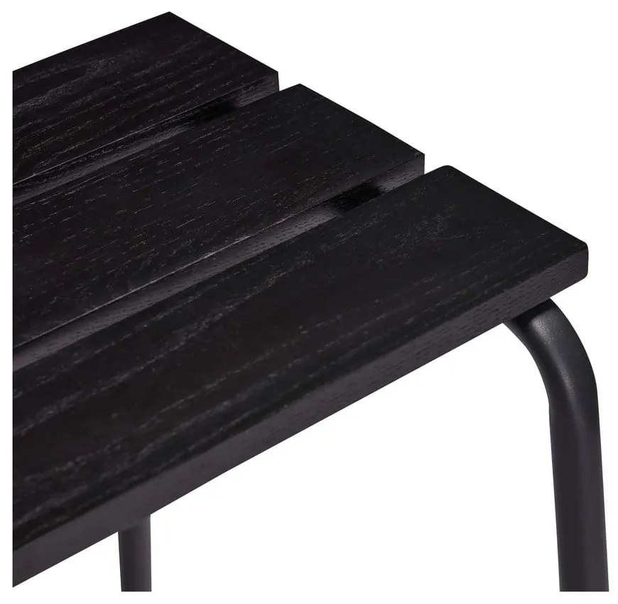 Set di sedie da bar nera 2 pz (altezza della seduta 76 cm) Stilt – Hübsch