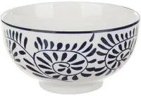Ciotola in ceramica decori blu orientali 16x9 cm Sushiko