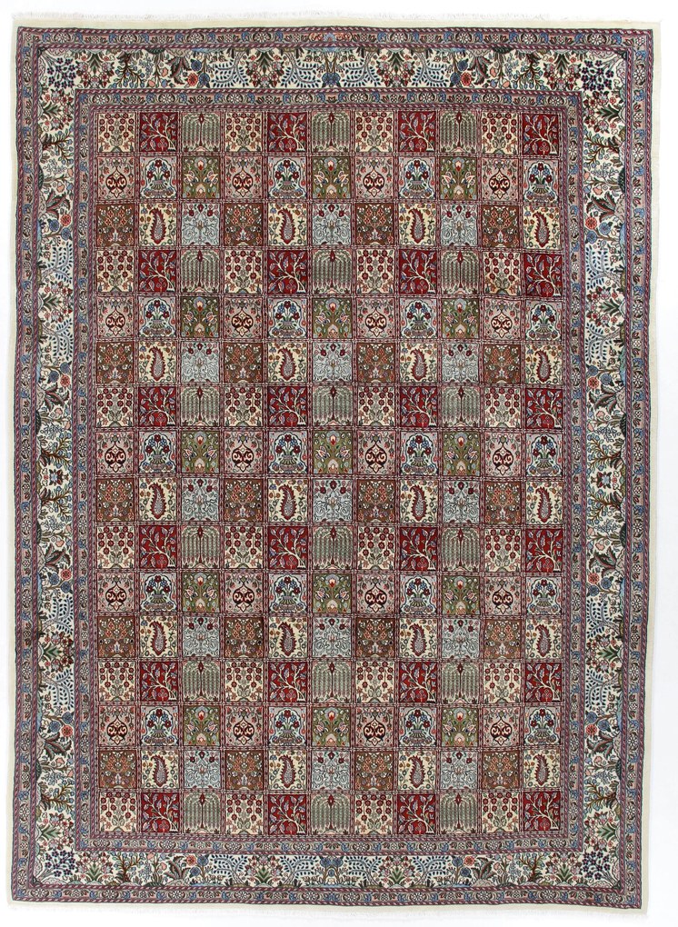 Moud Tappeto 350x240 (Iran) Annodato A Mano