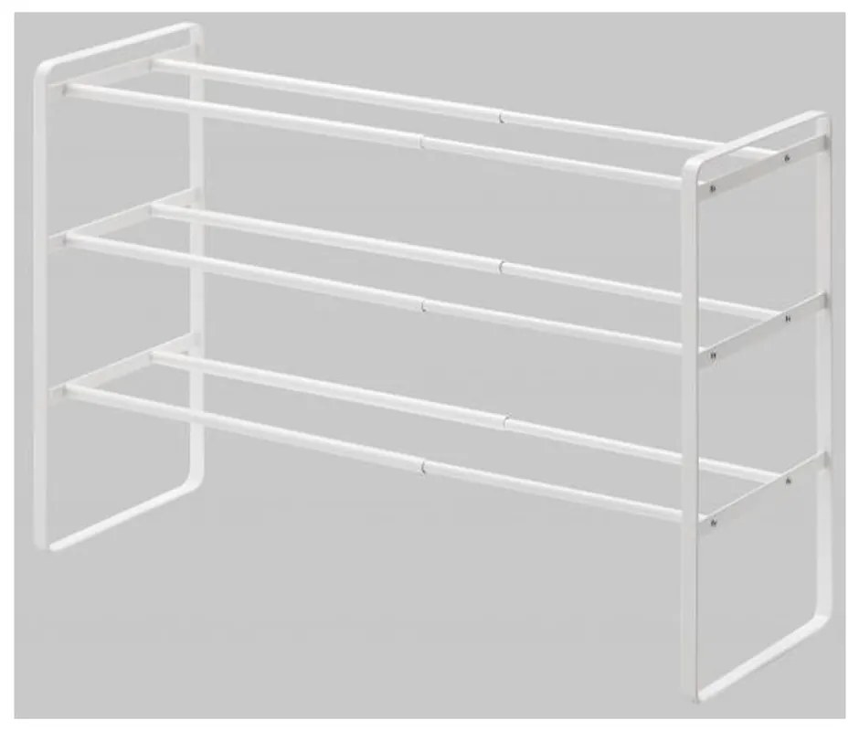Scaffale bianco regolabile a 3 livelli Maebashi - YAMAZAKI
