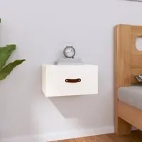 Comodino a Muro Bianco 40x29,5x22 cm 820988