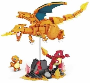 Set di Costruzioni Megablocks Charmander Charmilion Charizard Pokémon 300 Pezzi