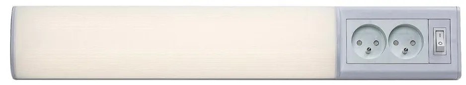 Rabalux 78040 - Lampada LED sottopensile con prese BATH 2E LED/10W/230V 4000K 50cm bianco