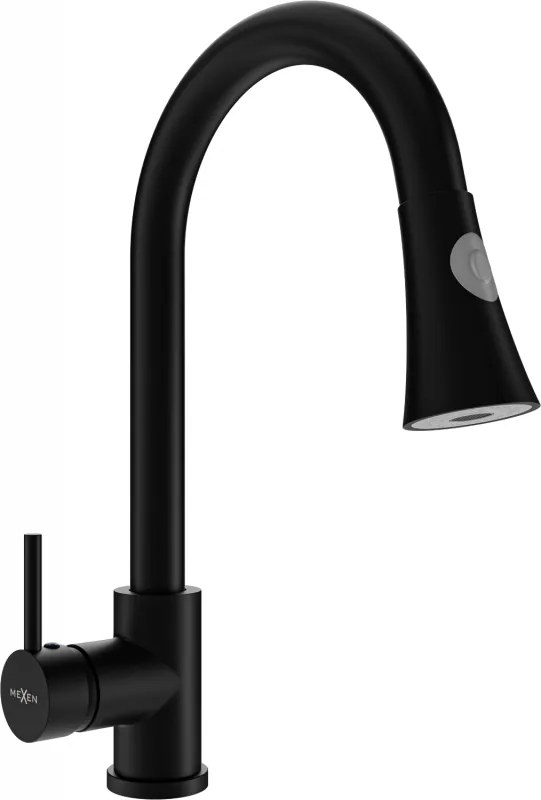 Mexen Elia rubinetto da cucina, nero - 670101-70