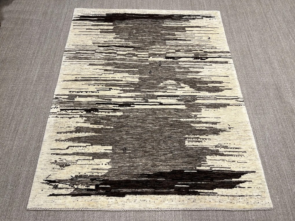 Loribaft Tappeto persiano 150 x 200 Beige (Iran) Annodato A Mano