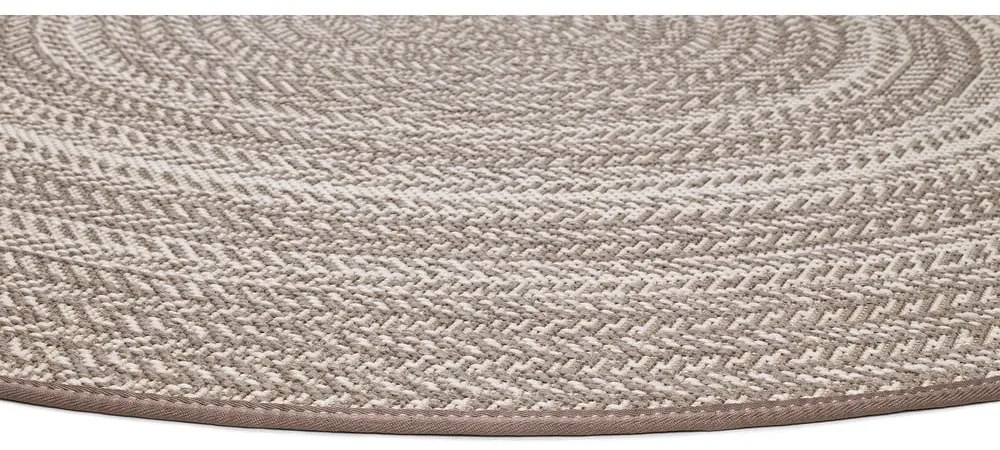 Tappeto da esterno beige , ⌀ 120 cm Silvana Rutto - Universal
