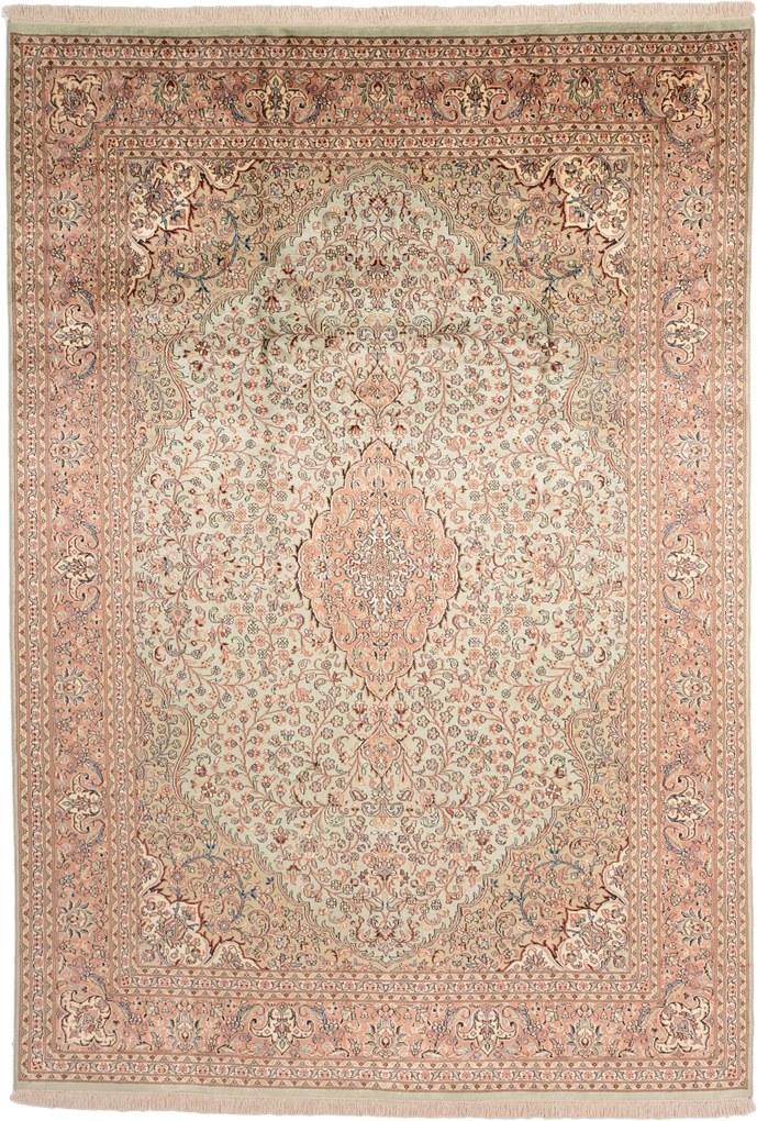 Cashmere Silk Tappeto orientale 270x190 (Indian) Annodato A Mano