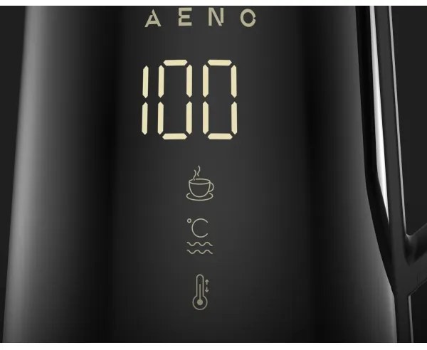 AENO - Bollitore smart con LED display 1,7 l 2200W/230V nero