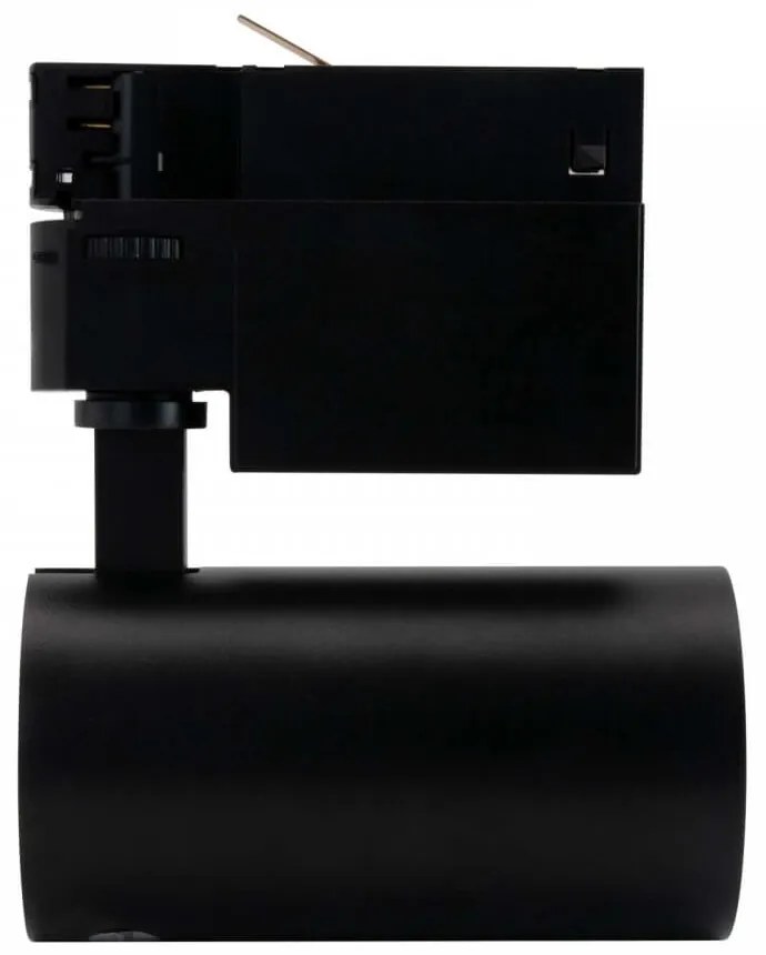 Faro LED 20W Trifase Nero 60°, 120lm/W, CRI92, no Flickering - BRIDGELUX LED Colore Bianco Naturale 4.000K