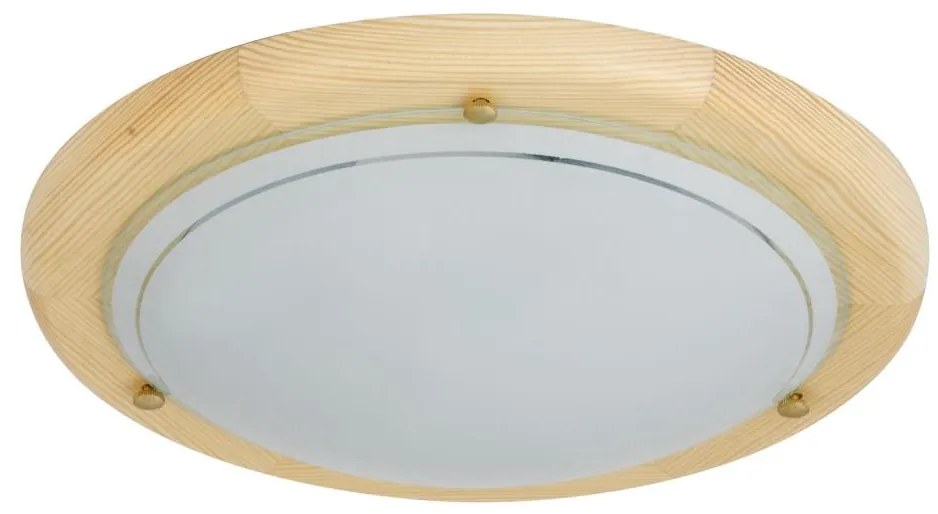 Brilagi - Plafoniera ORBIS 1xE27/60W/230V Ø 30 cm in pino