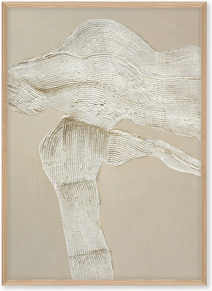 Quadro su tela dipinto a mano con cornice Art Shape 1, varie misure