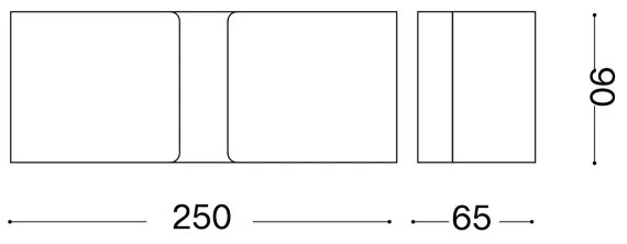 Ideal Lux - Applique a LED CLIP 2xG9/3W/230V marrone