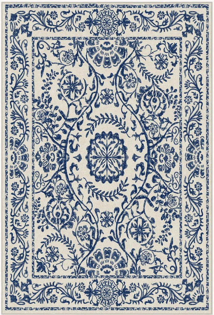 Tappet lavabile blu scuro a pelo corto Delphina