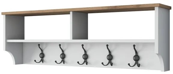 Appendiabiti a parete RANI 120x37,2 cm bianco/beige