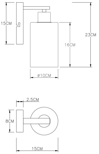 Globo 15465W - Applique HADERA 1xE27/60W/230V