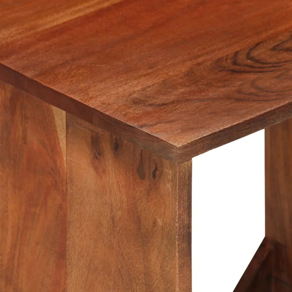 Mensola 40x30x40 cm in legno massello di acacia