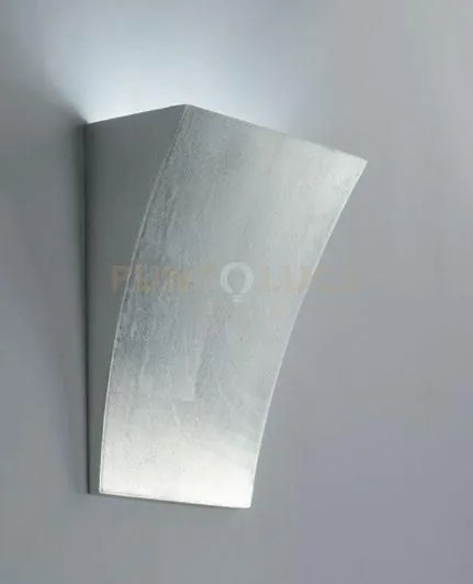 Applique a parete  a parete alma argento 2 luci attacco g9 19x10x25...