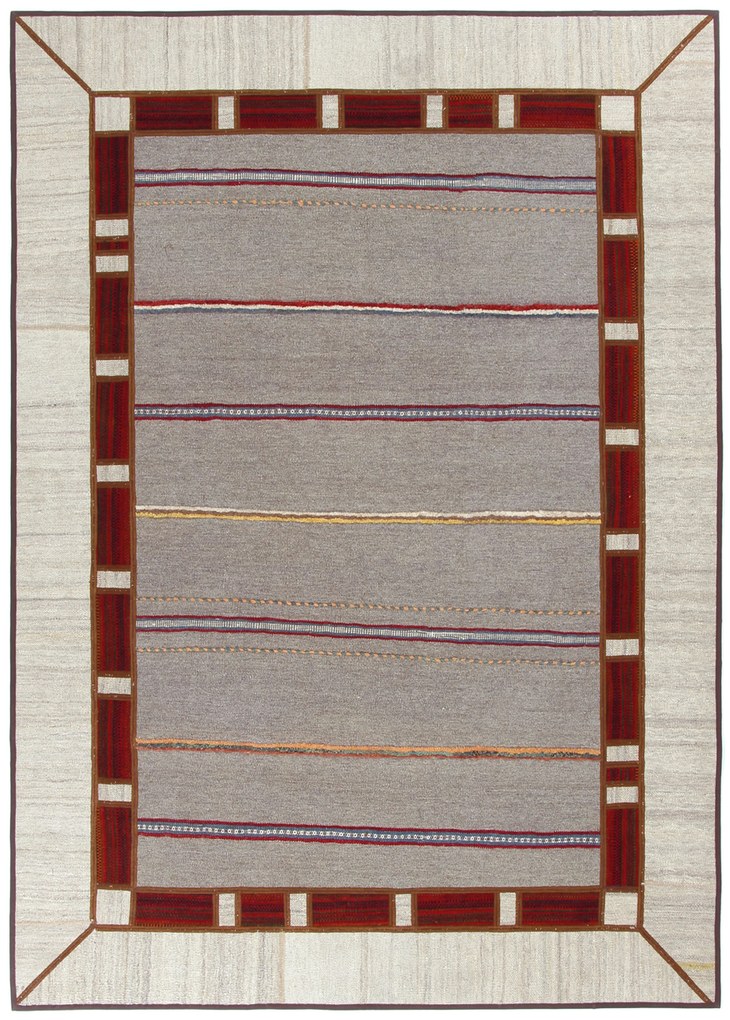 Kilim Tappeto 170x240 (Iran) Tessuto A Mano