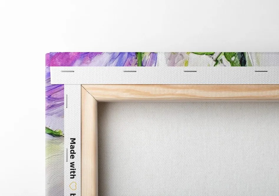 Stampa su tela – Fiori dipinti in versione estiva