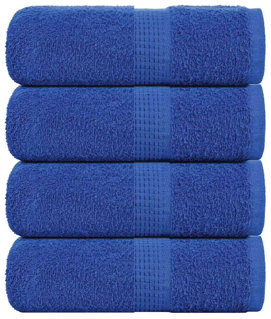 Asciugamani Per Sapone 4 Pz Blu 30x30 Cm 360 G/m² 100% Cotone /