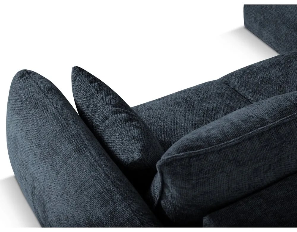 Divano angolare blu scuro (angolo sinistro) Matera - Cosmopolitan Design