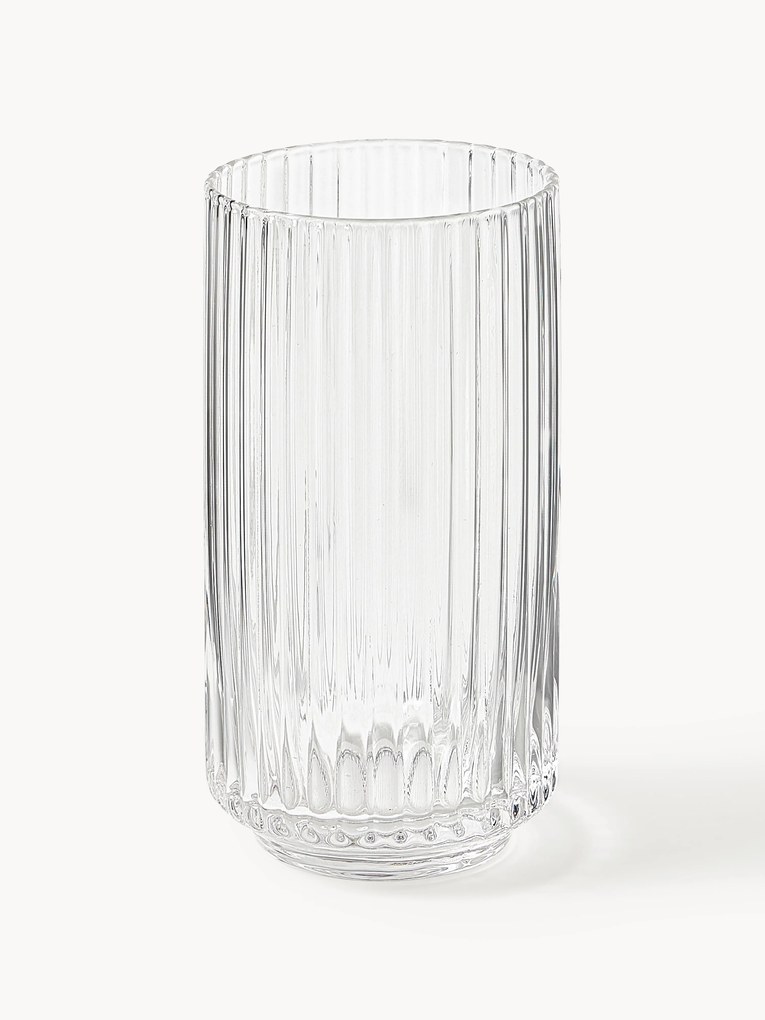 Set di 6 bicchieri da long drink in vetro soffiato Aleo