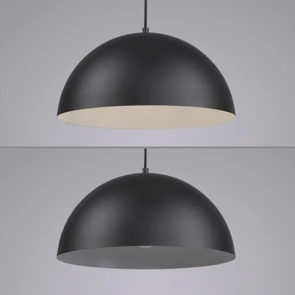 Schöner Wohnen 11728-18 - Lampada a sospensione ALI su cavo 1xE27/25W/230V Ø 38 cm nero