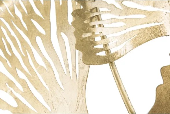 Pannello Decorativo In Ferro Iris Verticale 78x5,5x101 Cm Oro