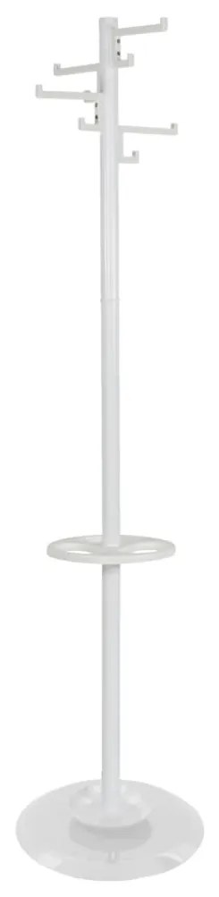 Appendiabiti A Piantana Con 8 Ganci Porcelain Bianco 178 Cm /