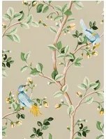Coordonne Tapete Birds Prosperity - Papyrus